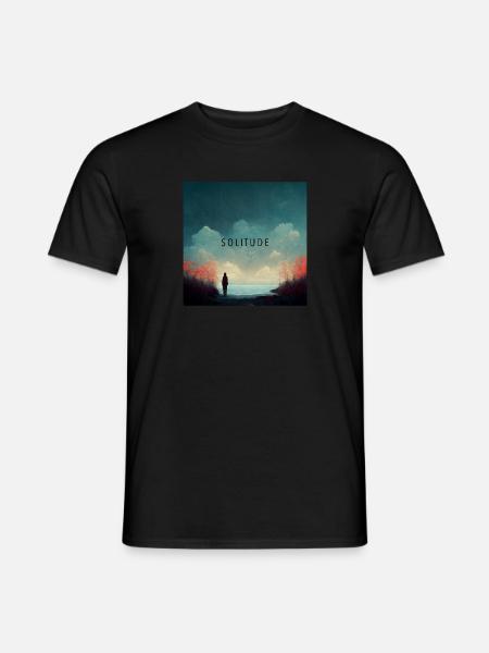 Loneliness - Lonely Man - Men's T-Shirt - black