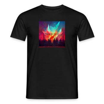 Flamboyant - T-shirt homme - noir - Devant - AI Model Male 178 light (178cm)
