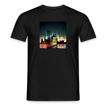 Réveillez Wach Auf - T-shirt homme - noir - Devant - AI Model Male 178 light (178cm)