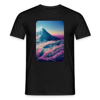 Made of sugar ~^~ #111 Fluss der Traumberge - Männer T-Shirt - Schwarz - Vorne - AI Model Male 178 light (178cm)