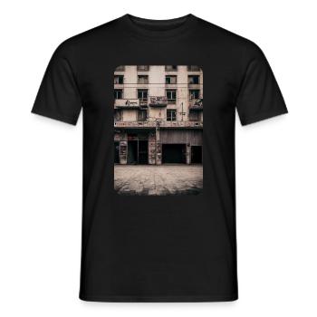 skate worm design 072 - Männer T-Shirt - Schwarz - Vorne - AI Model Male 178 light (178cm)
