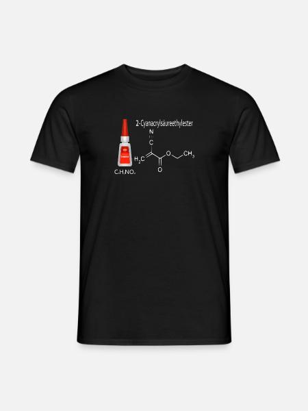 Klimakleber - Männer T-Shirt - Schwarz