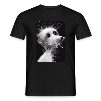 skate worm design #251 - Männer T-Shirt - Schwarz - Vorne - AI Model Male 178 light (178cm)
