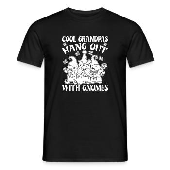Costume de Gnome Hommes Mâpas Traîner Avec Gnome - T-shirt homme - noir - Devant - AI Model Male 178 light (178cm)