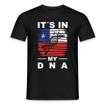 Chili Drapeau Amérique du Sud Drapeau Chili Vintage - T-shirt homme - noir - Devant - AI Model Male 178 light (178cm)