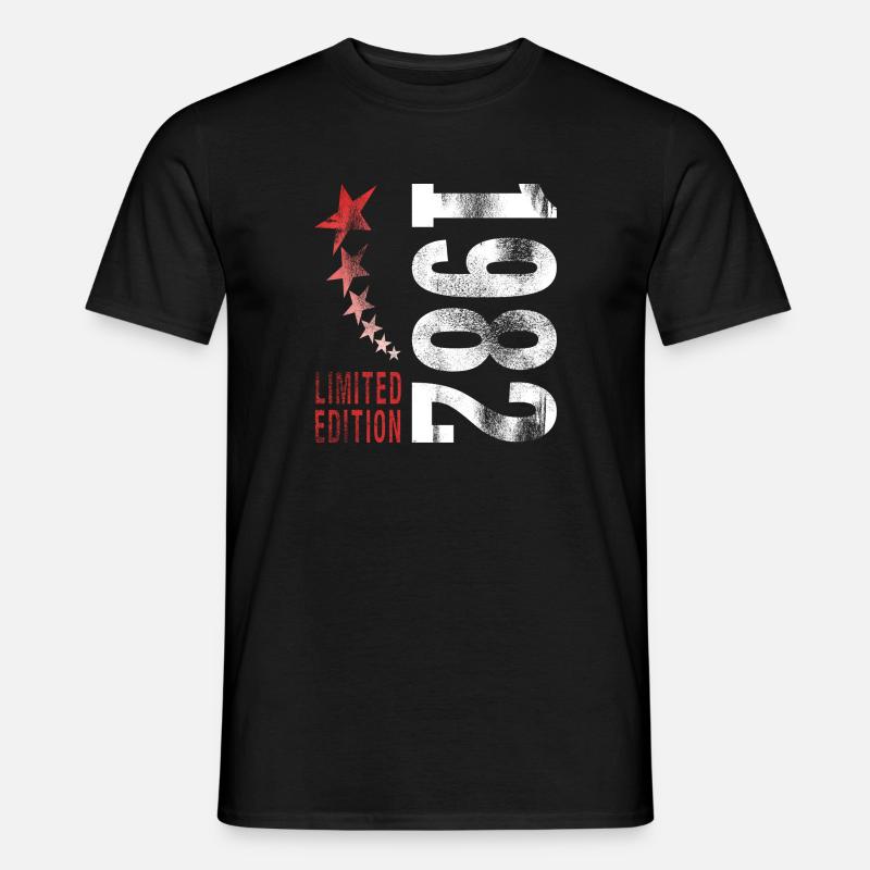 1982 - Männer T-Shirt - Schwarz