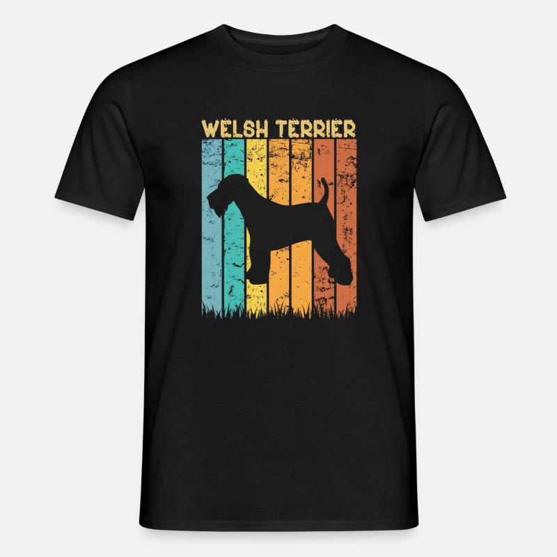Walisischer Terrier - Männer T-Shirt - Schwarz