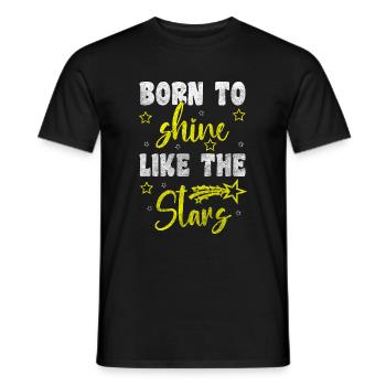 Starry Sky Sky Dream Moon - Men's T-Shirt - black - Front - AI Model Male 178 light (178cm)