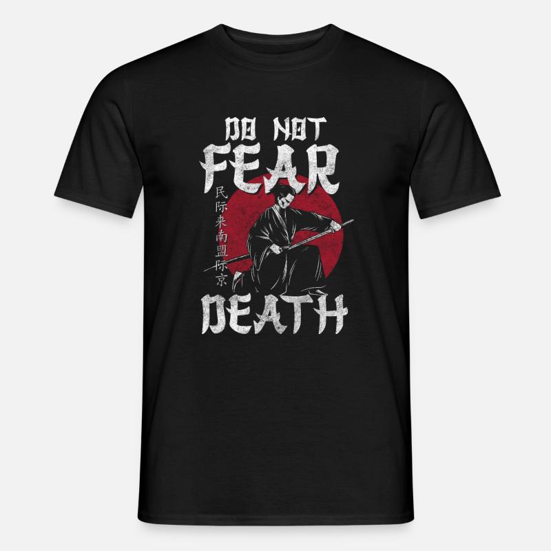 Samurai Schwert Mut Ronin - Männer T-Shirt - Schwarz