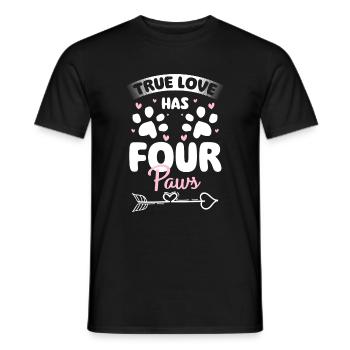 Perser Katzendame Katzenfreund - Männer T-Shirt - Schwarz - Vorne - AI Model Male 178 light (178cm)