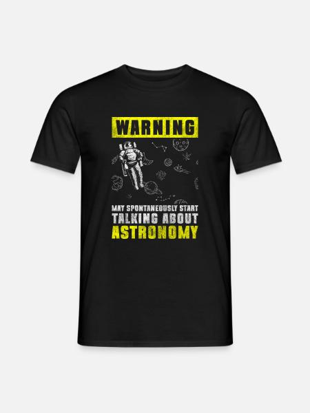 Universe Space Astronomer - Men's T-Shirt - black