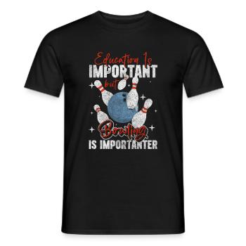 Bowling Winner Bowling Club - Men's T-Shirt - black - Front - AI Model Male 178 light (178cm)