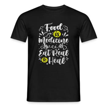 Consultant Vocation Eating Habits Conscious - Men's T-Shirt - black - Front - AI Model Male 178 light (178cm)