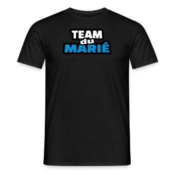 team du marié (vers.16) - T-shirt homme - noir - Devant - AI Model Male 178 light (178cm)