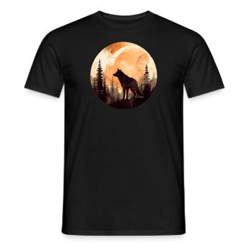 Nuire au loup - T-shirt homme - noir - Devant - AI Model Male 178 light (178cm)