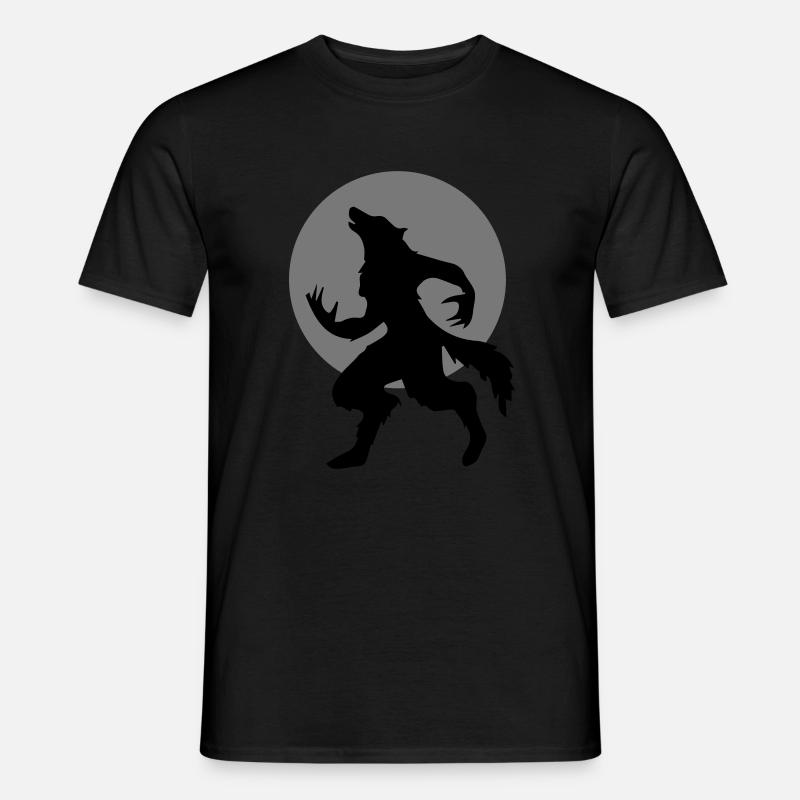 Werwolf - Männer T-Shirt - Schwarz