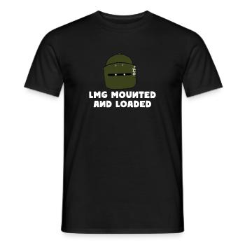 Rainbow Six Siege Tachanka LMG MOUNTED AND LOADED - T-shirt homme - noir - Devant - AI Model Male 178 light (178cm)