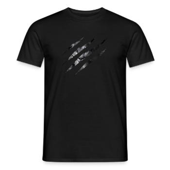 Berglöwe - Männer T-Shirt - Schwarz - Vorne - AI Model Male 178 light (178cm)