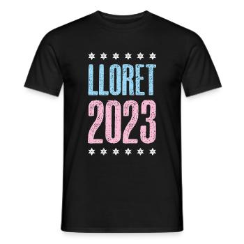 Lloret de Mar 2023 - T-shirt homme - noir - Devant - AI Model Male 178 light (178cm)