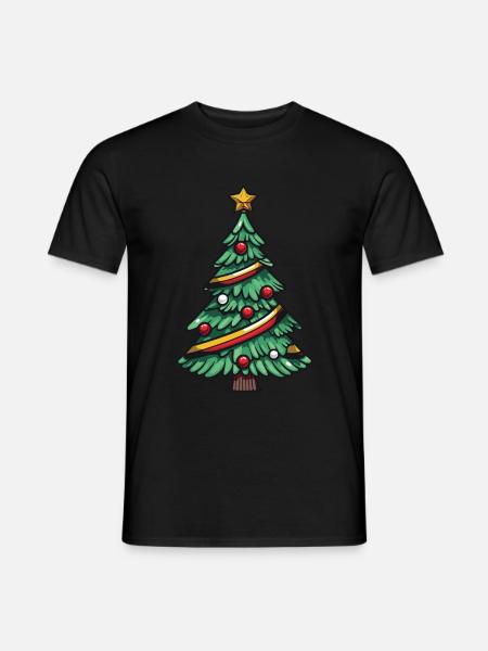 Christmas Tree Christmas - Men's T-Shirt - black