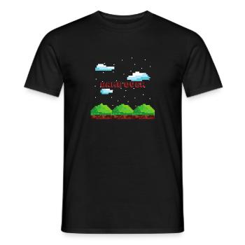 Jeu sur console gambler cadeau de jeu Mario PC - T-shirt homme - noir - Devant - AI Model Male 178 light (178cm)