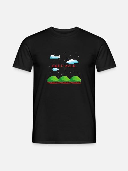 Jeu sur console gambler cadeau de jeu Mario PC - T-shirt homme - noir