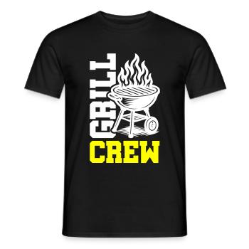 Grill Crew - Men's T-Shirt - black - Front - AI Model Male 178 light (178cm)