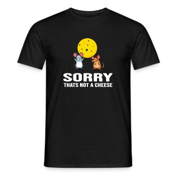 Floorball floorball "Floorball-spiel" - Men's T-Shirt - black - Front - AI Model Male 178 light (178cm)