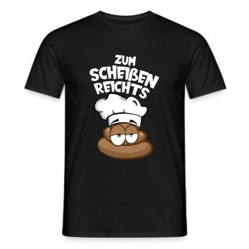 KOCH KOCHEN ZUM SCHEISSEN REICHTS HOBBYKOCH - Männer T-Shirt - Schwarz - Vorne - AI Model Male 178 light (178cm)