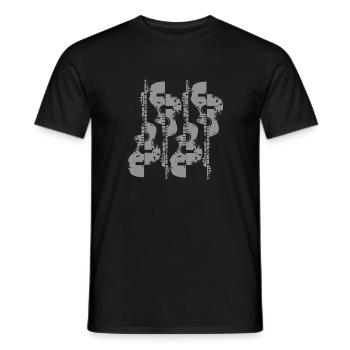 Gitarre Artwork - Männer T-Shirt - Schwarz - Vorne - AI Model Male 178 light (178cm)