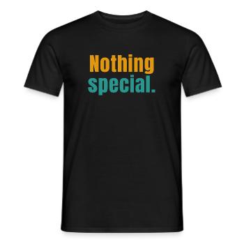 rien de spécial - T-shirt homme - noir - Devant - AI Model Male 178 light (178cm)