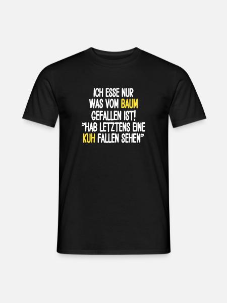 flFleischliebhaber Spruch Carnist Fleischfanatiker - Männer T-Shirt - Schwarz