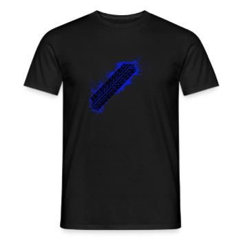 reifenspur bremsstreifen fetter felgen trend brems - Männer T-Shirt - Schwarz - Vorne - AI Model Male 178 light (178cm)