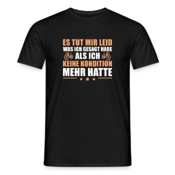 Fahrrad Humor Radsport Fahrradfahrer Geschenk - Männer T-Shirt - Schwarz - Vorne - AI Model Male 178 light (178cm)
