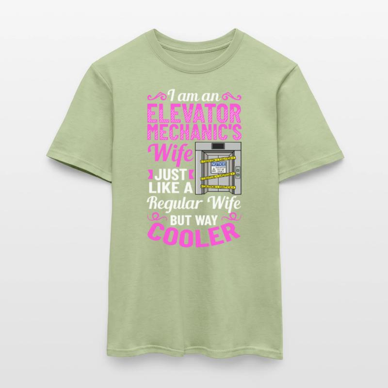 Ascensor Ascensor Sistema Técnico Mujer Ascensor Ascensor Camiseta hombre