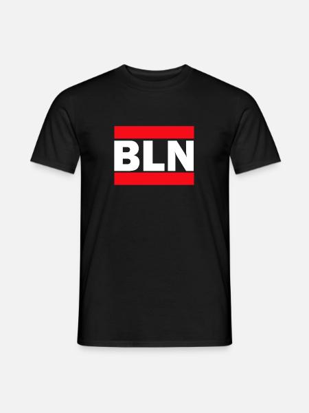 RUN BLN Berlin - Men's T-Shirt - black
