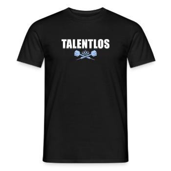 Dart Humor Talentlos Dartspieler Geschenkidee - Männer T-Shirt - Schwarz - Vorne - AI Model Male 178 light (178cm)