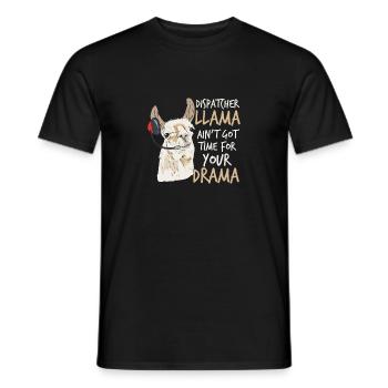 Emergency call center emergency worker gift - Men's T-Shirt - black - Front - AI Model Male 178 light (178cm)
