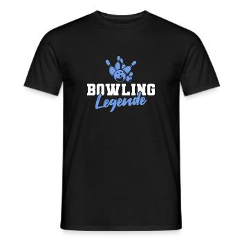 Bowling Legende Bowler Geschenk - Männer T-Shirt - Schwarz - Vorne - AI Model Male 178 light (178cm)
