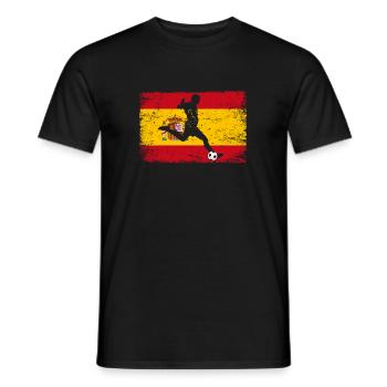 Spanien Fußball Fan von Spanien Mannschaft - Männer T-Shirt - Schwarz - Vorne - AI Model Male 178 light (178cm)