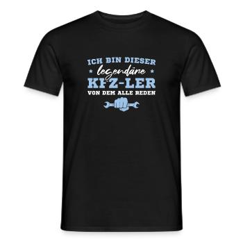 Kfz Mechaniker Schrauber Legendärer Kfzler - Männer T-Shirt - Schwarz - Vorne - AI Model Male 178 light (178cm)