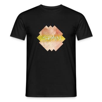 Spain - Spain - Men's T-Shirt - black - Front - AI Model Male 178 light (178cm)