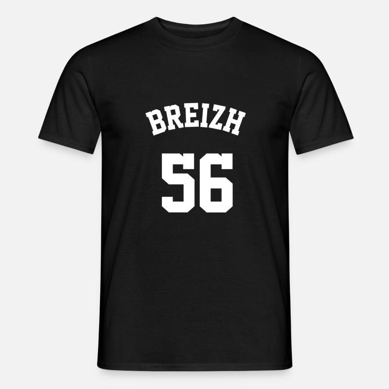 BRITAIN BREIZH 56 - Männer T-Shirt - Schwarz