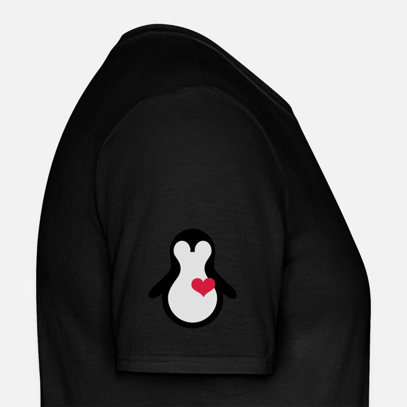 herz_penguin Männer T-Shirt