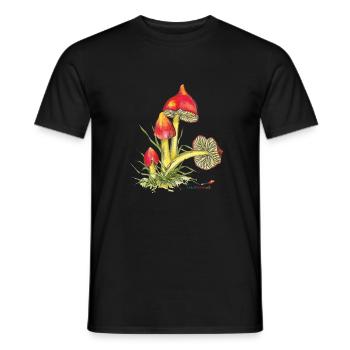Blackening sapling - Men's T-Shirt - black - Front - AI Model Male 178 light (178cm)