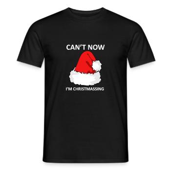 Weihnachten - Weihnachten - Männer T-Shirt - Schwarz - Vorne - AI Model Male 178 light (178cm)