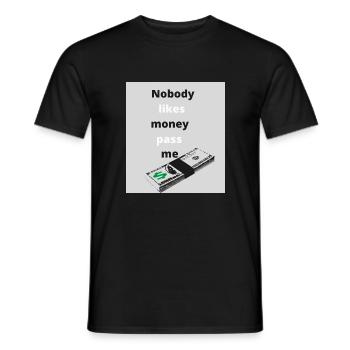 GOD 7 - Men's T-Shirt - black - Front - AI Model Male 178 light (178cm)