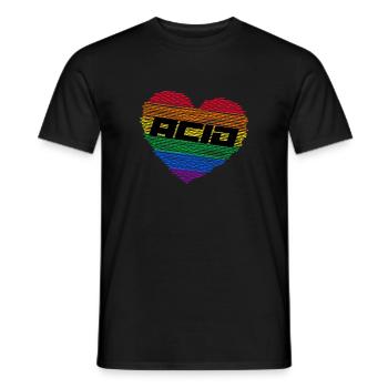 techno ravenation partypeople abfeiern hardtekk - Männer T-Shirt - Schwarz - Vorne - AI Model Male 178 light (178cm)