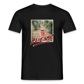 Étrangers 11 - T-shirt homme - noir - Devant - AI Model Male 178 light (178cm)