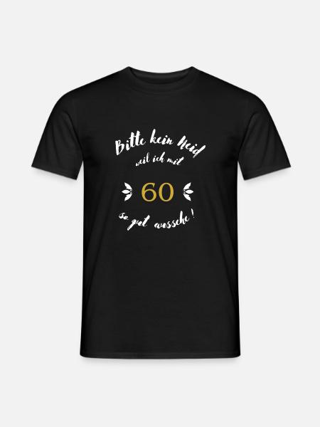60er weiß - Männer T-Shirt - Schwarz